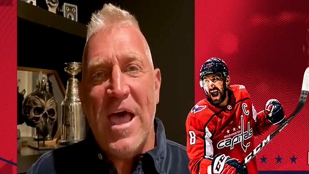 Brett Hull Congratulates Alex Ovechkin After Ovi Passed Him On The NHL ...