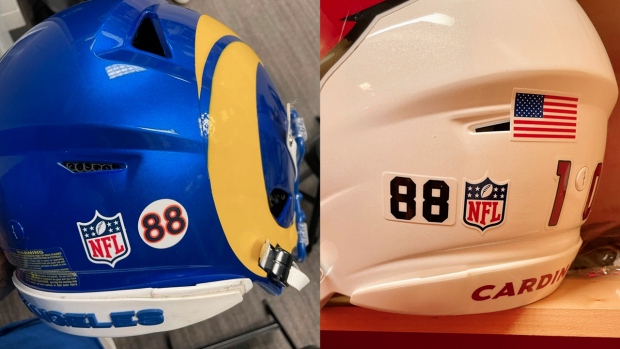 Los Angeles Rams - Von Miller honoring Demaryius Thomas during