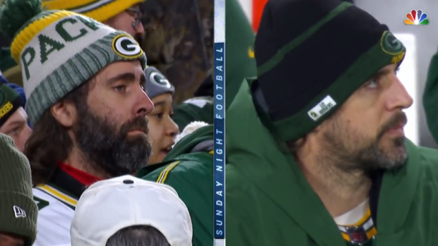 Fan at Lambeau Field, Aaron Rodgers