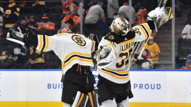 Linus Ullmark, Jeremy Swayman Inspire Goalie Hug Trend In Boston