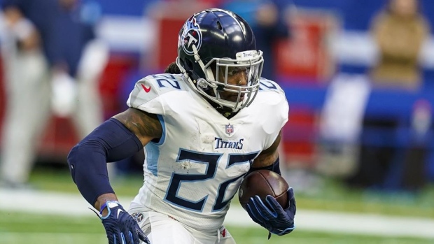 Derrick Henry Tennessee Titans Youth Navy Pro Line Any Name