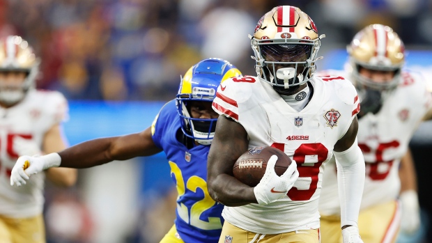 49ers' Deebo Samuel on the mend, final-week return to action possible