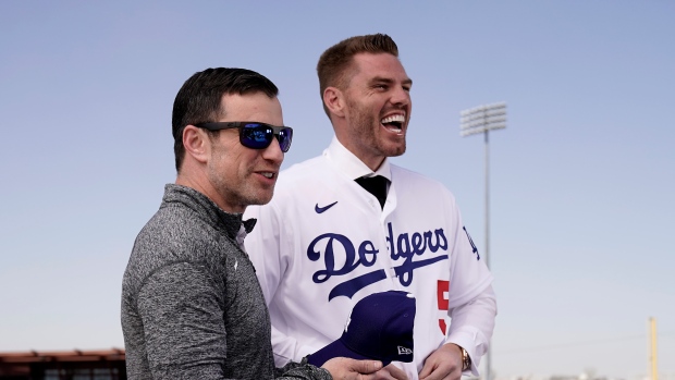 Freddie Freeman Debut Los Angeles Dodgers - TSN.ca