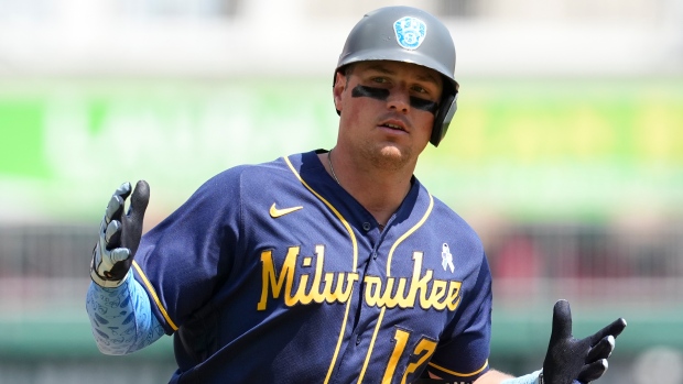 Los Angeles Angels acquire Hunter Renfroe from Milwaukee Brewers