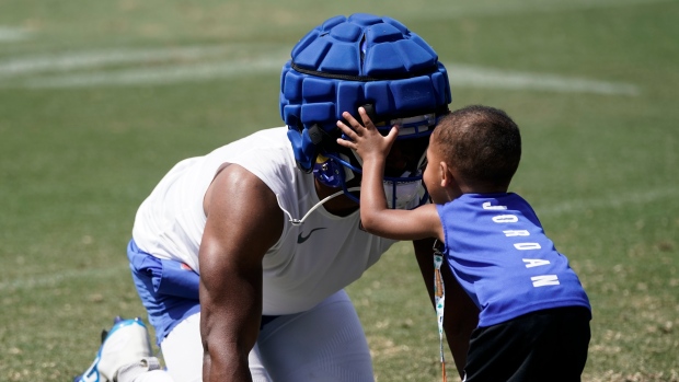 What are those caps football players are wearing?