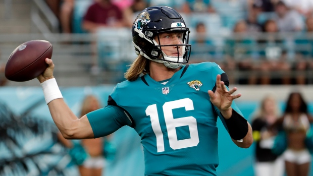 Trevor Lawrence Jacksonville Jaguars Unsigned NFL Rookie Debut Photograph