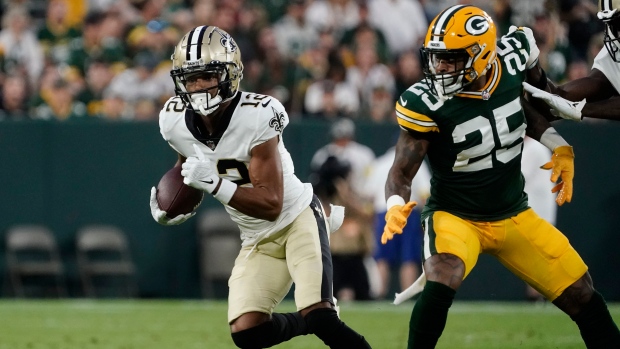 Saints WR Chris Olave (concussion) not expected to play vs. Bengals