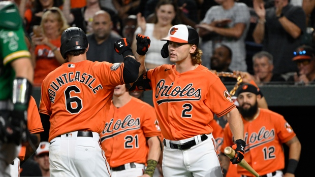 Baltimore Orioles celebrate