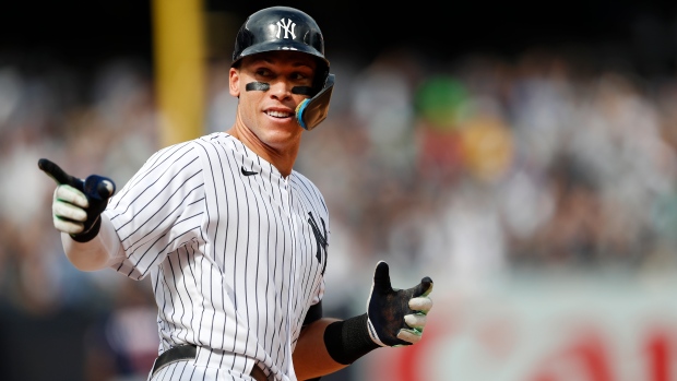 Aaron Judge delivers KO finish to this round of Yankees-Blue Jays