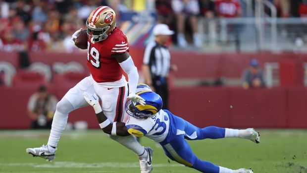 49ers lose star WR Deebo Samuel to left ankle injury