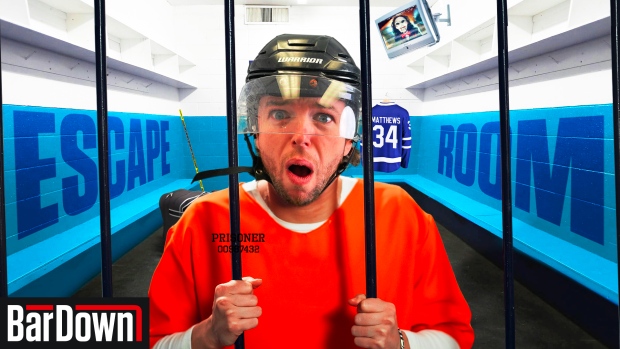 COMPLETING THE ULTIMATE HOCKEY-THEMED ESCAPE ROOM
