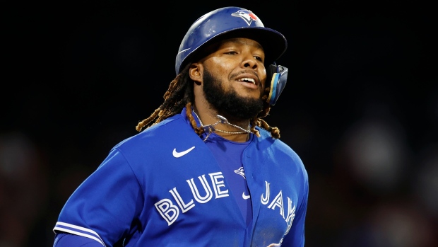 Vladimir Guerrero Jr. scratched from Blue Jays' lineup with sore