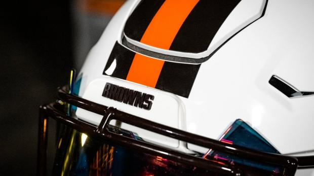 Cleveland Browns alternate helmet