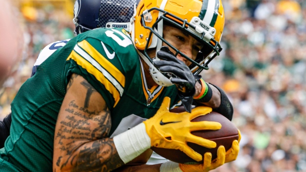 Green Bay Packers wide receiver Christian Watson