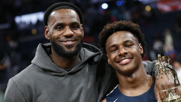 LeBron James Says Bronny's USC Debut To Take Precedence Over Lakers ...