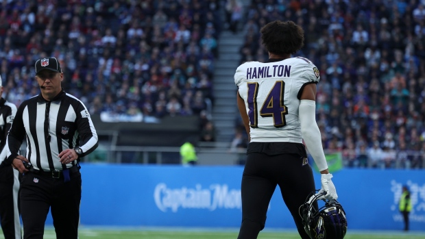 Ravens' Kyle Hamilton Ejected For Hit On Titans' Chris Moore - TSN.ca