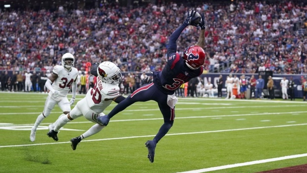 Houston Texans WR Tank Dell Practices Three Weeks After Suffering ...