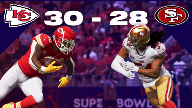 Chiefs beat 49ers in Madden Super Bowl LVIII simulation