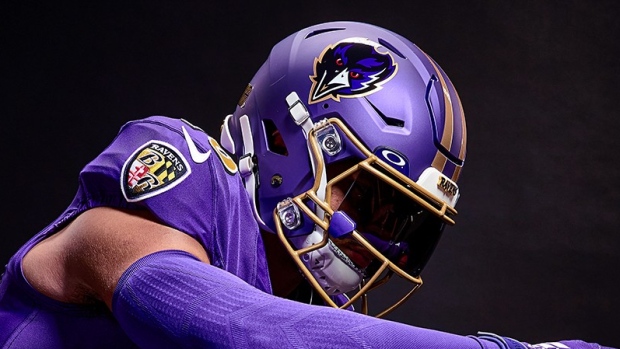 Baltimore Ravens alternate helmet