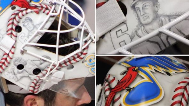 Carter Hutton's Winter Classic Mask Is A Tribute To The Cardinals - St.  Louis Game Time