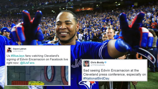 Blue Jays' Encarnacion makes good early impression