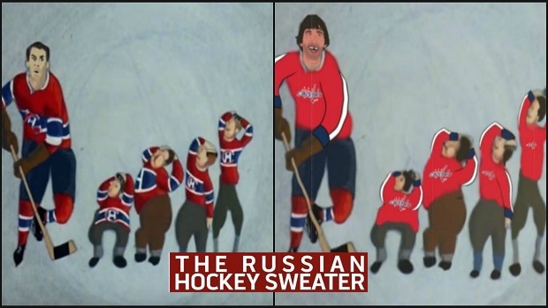 Barmhartig grip Kolibrie The Hockey Sweater gets a Russian twist as Ovechkin passes Richard on NHL  goals list - Article - Bardown