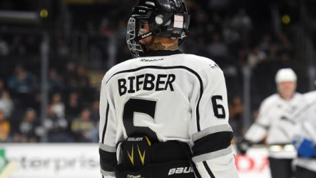 Justin Bieber Plays in the NHL All-Star Celebrity Shootout Game