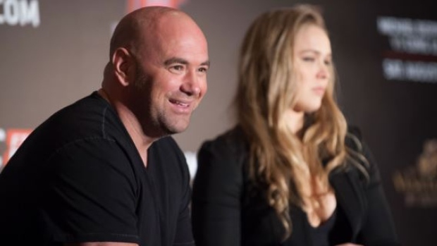 Dana White and Ronda Rousey