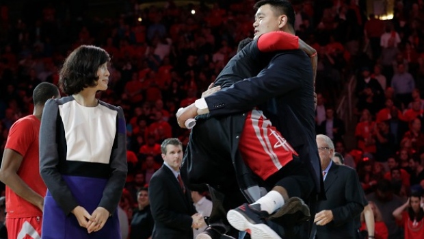 yao ming retired jersey