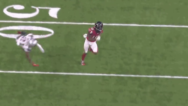 Check out Julio Jones snatching a touchdown catch over Malcolm Butler 