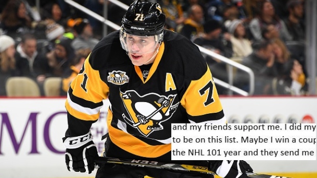 Evgeni Malkin rooting for 'unlucky' Ovechkin to win Stanley Cup