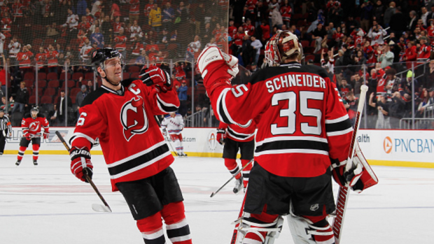 New Jersey Devils V Philadelphia Flyers by Bruce Bennett