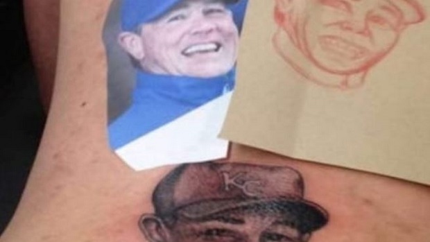 Look: Awful Ned Yost tattoo will haunt your dreams