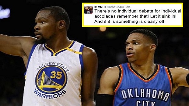 Kevin Durant and Russell Westbrook