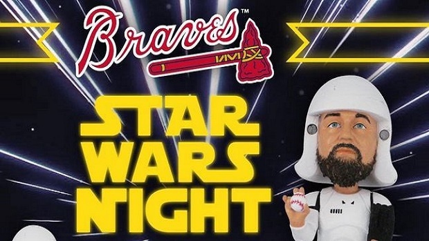 Star Wars Atlanta Braves  Star wars logo, Star wars pictures