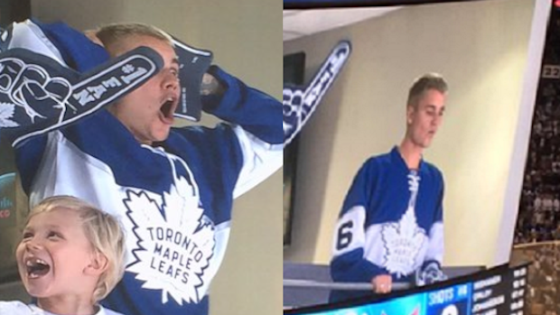 Justin Bieber Just Dropped New Toronto Maple Leafs Merch & It's
