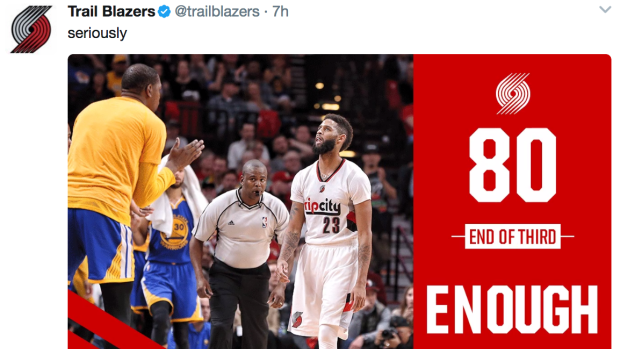 Trail Blazers/Twitter