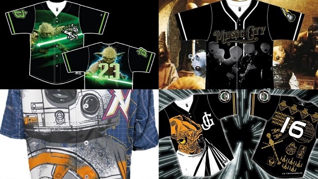 Star Wars' jerseys up for auction