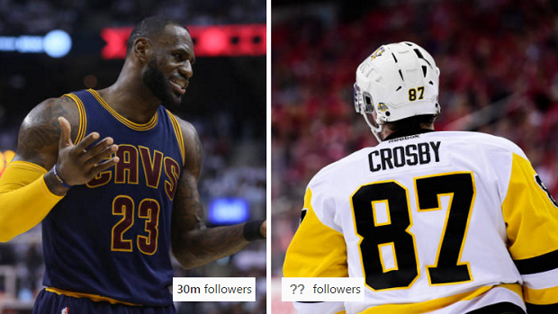 LeBron James & Sidney Crosby