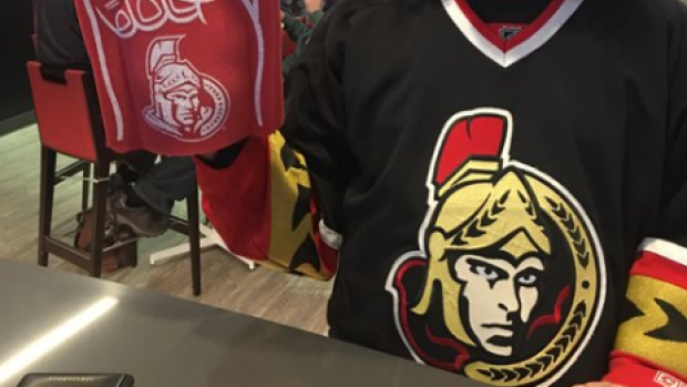 Senators fans are rocking unique foam fingers in support of Marc Methot