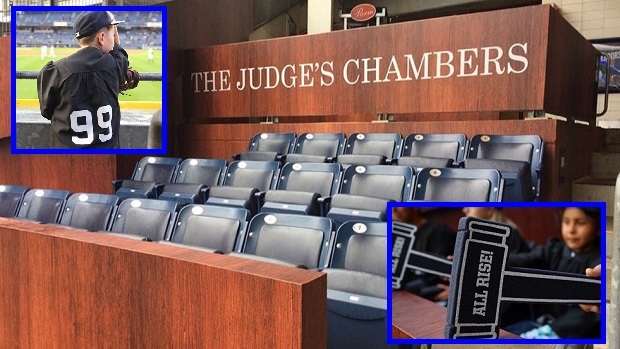 Yankees debut 'The Judge's Chambers' fan section for Aaron Judge