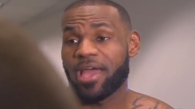 What could LeBron James losing his patience look like?