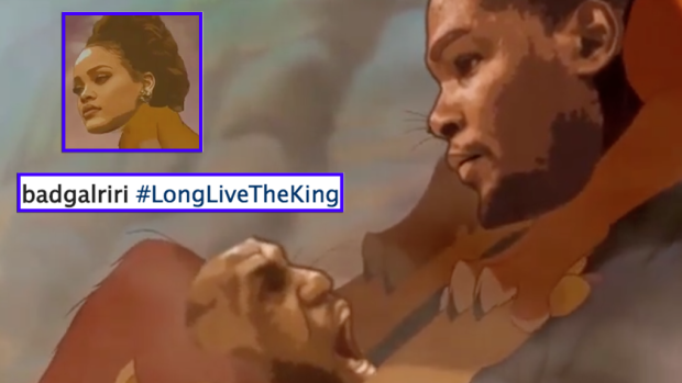 LeBron's Biggest Fan Rihanna Posted This Hilarious Long Live the Lion King  Spoof Tribute, News