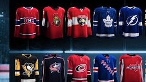 nhl teams with red jerseys