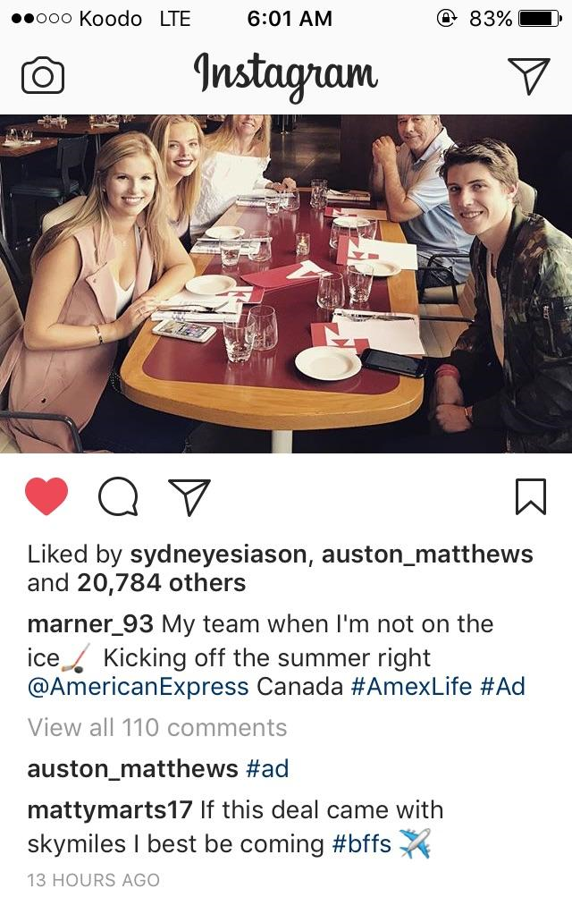 Auston Matthews secretly roasted Mitch Marner's suit in Instagram tags -  Article - Bardown