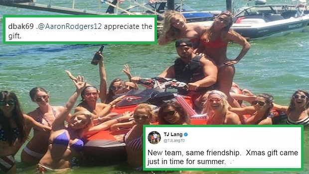 Jets, David Bakhtiari: Aaron Rodgers feeds trade rumors over Instagram