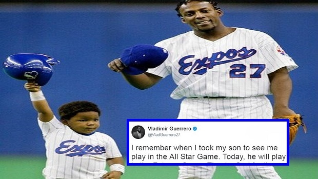 Vlad Guerrero shared fantastic throwback photos with his son ahead of the  MLB Futures Game - BarDown