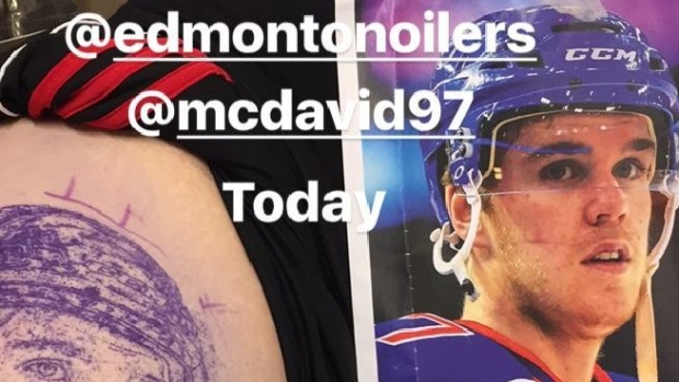 This Fan Got Connor Mcdavid S Face Tattooed On Him It Looks Photo Realistic Article Bardown