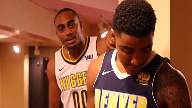 Denver Nuggets uniforms