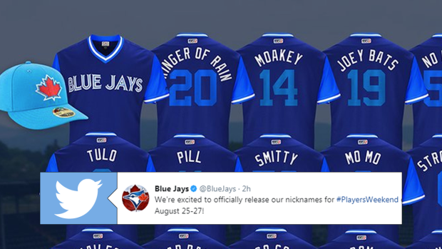 Blue Jays: Ranking the players weekend jersey nicknames